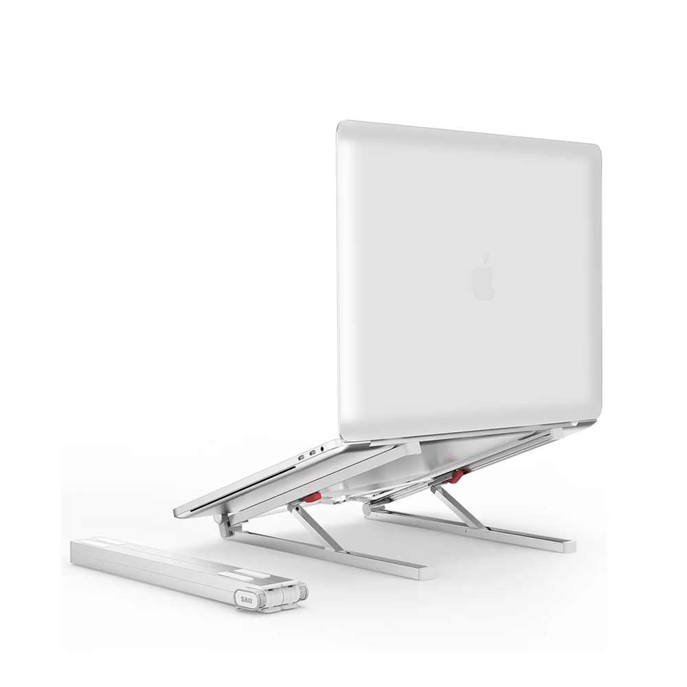 Bix Saiji X2 Taşıma Çantalı Alüminyum Beyaz Notebook Laptop Standı