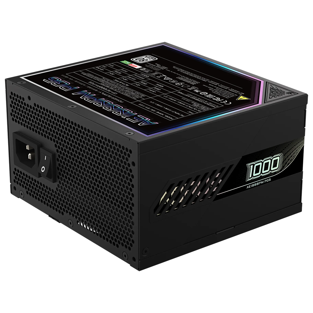 GIGABYTE AORUS ELITE 1000W 80+ Platinum Gen 5.0 ATX 3.1 Full Modüler 120mm Fanlı PSU