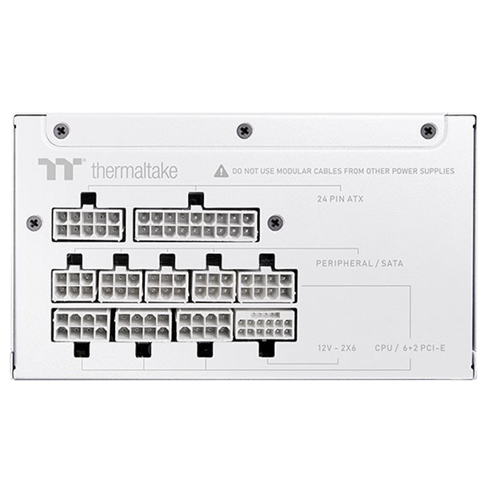 Thermaltake Toughpower GT 750W 80+ Gold 120mm Gen 5.1 ATX 3.1 Full Modüler Fanlı Beyaz PSU