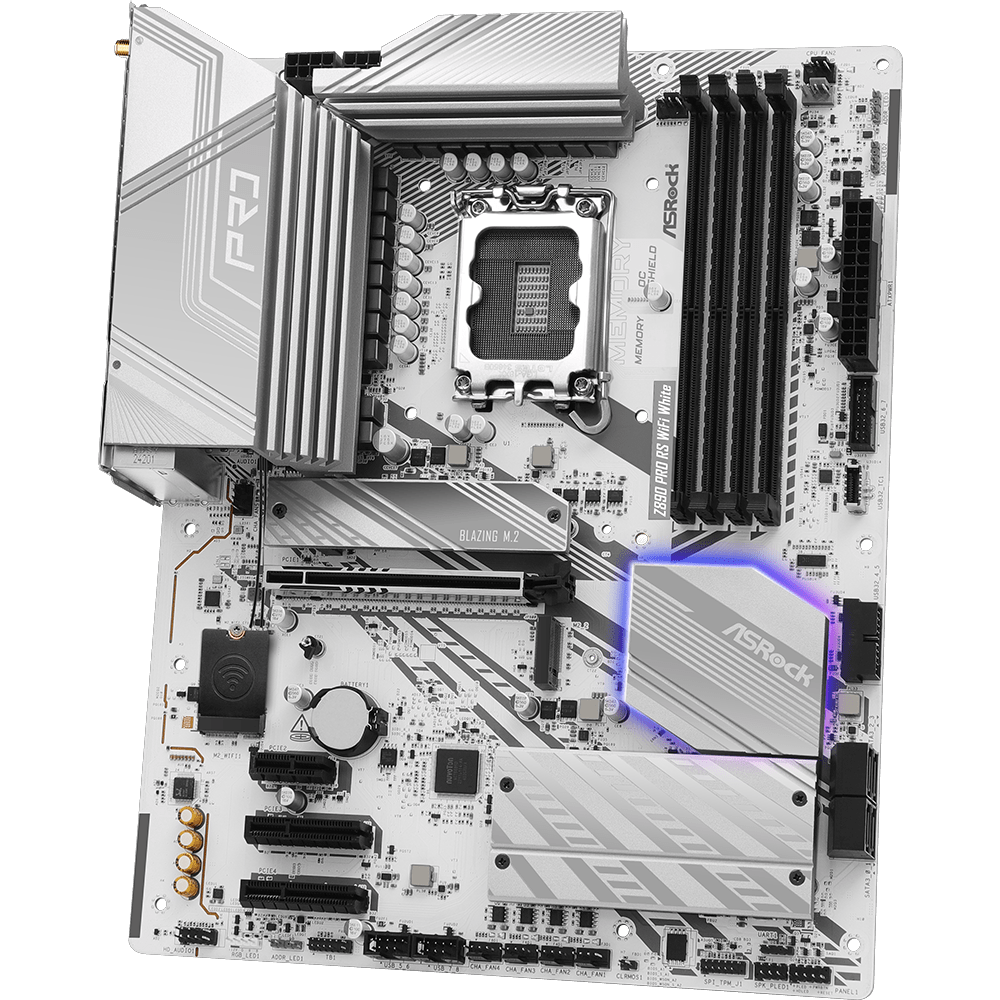 ASROCK Z890 PRO RS WIFI W 9066MHz OC DDR5 Soket 1851 WIFI6E M.2 HDMI DP Thunderbolt 4 ATX Anakart