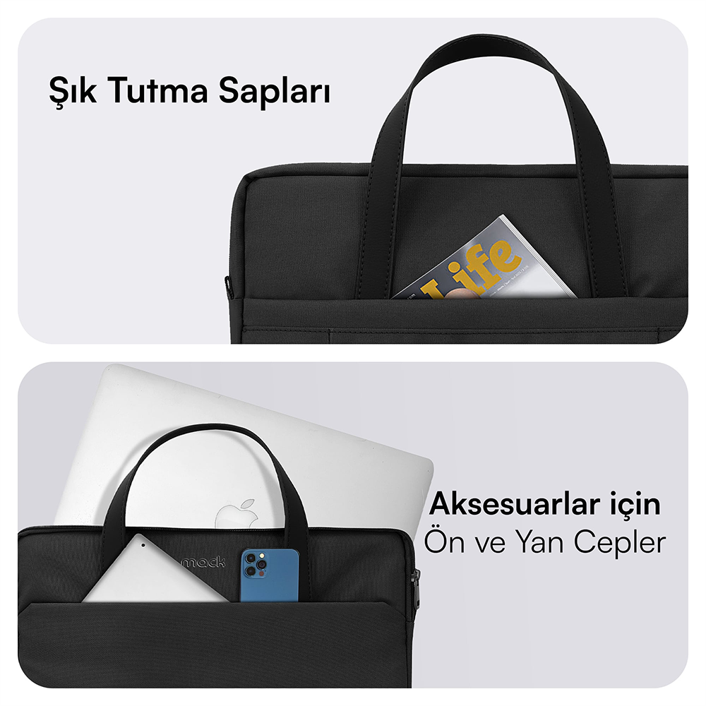 MACK MCE-1511 15.6 NOVA Eco Siyah Notebook Çantası