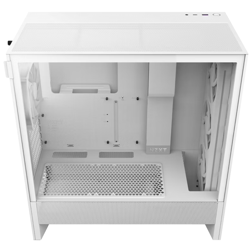 NZXT H5 Flow RGB Edition 750W 80+ Bronze ATX USB 3.2 USB-C Beyaz Mid Tower Kasa