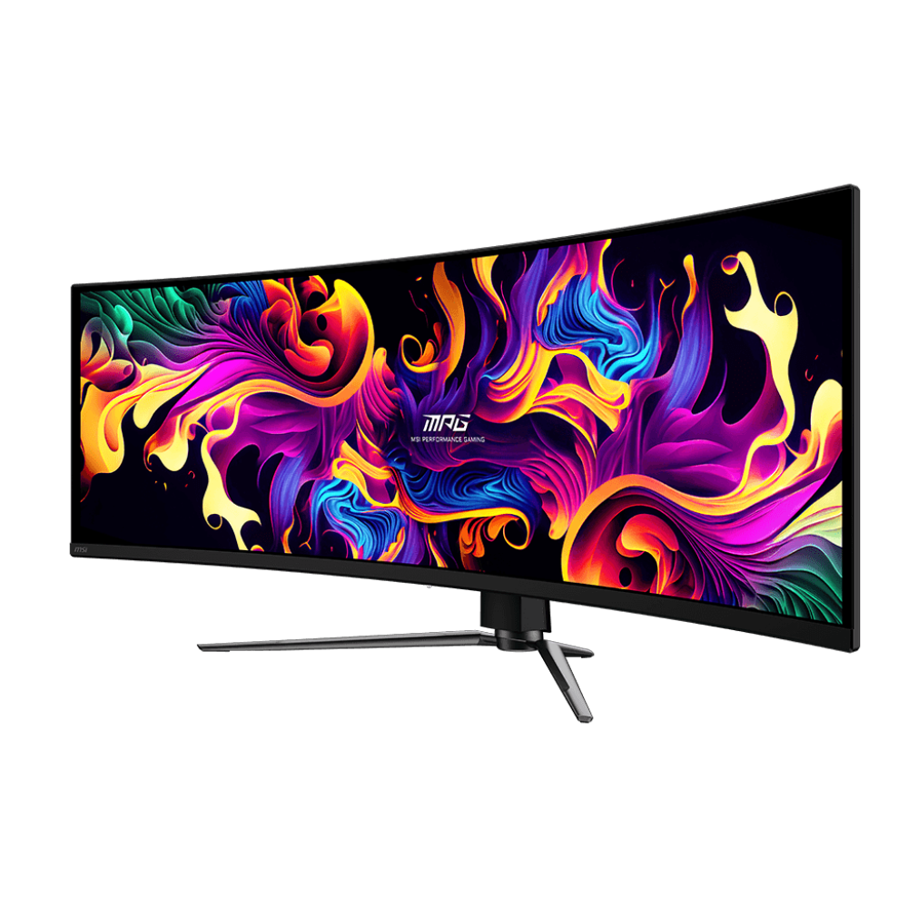 MSI 49" MPG 491CQPX QD-OLED 240Hz 0.03ms(GtG) HDMI DP Type-C 98W USB 2.0 HDR400 G-Sync DQHD QD-OLED Curve 1800R Gaming Monitör