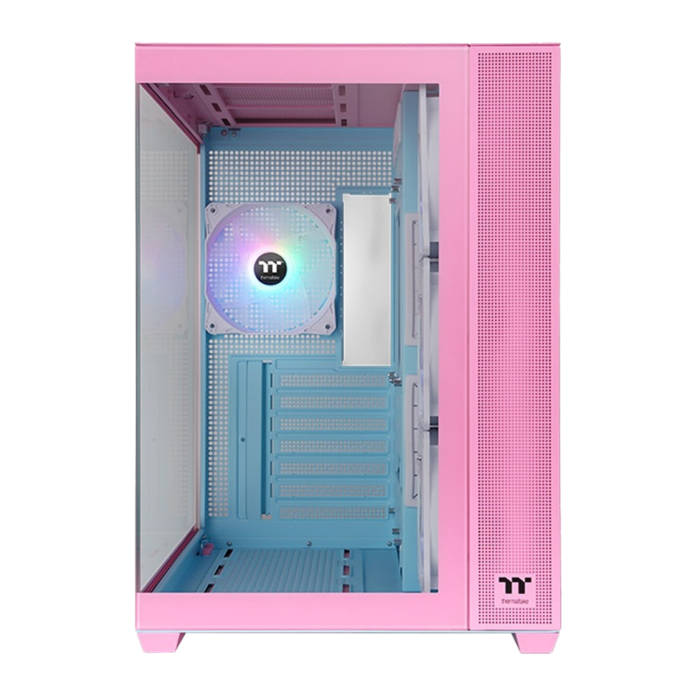 Thermaltake View 380 Bubble Pink Tempered Glass ARGB USB 3.2 ATX Mid Tower Kasa