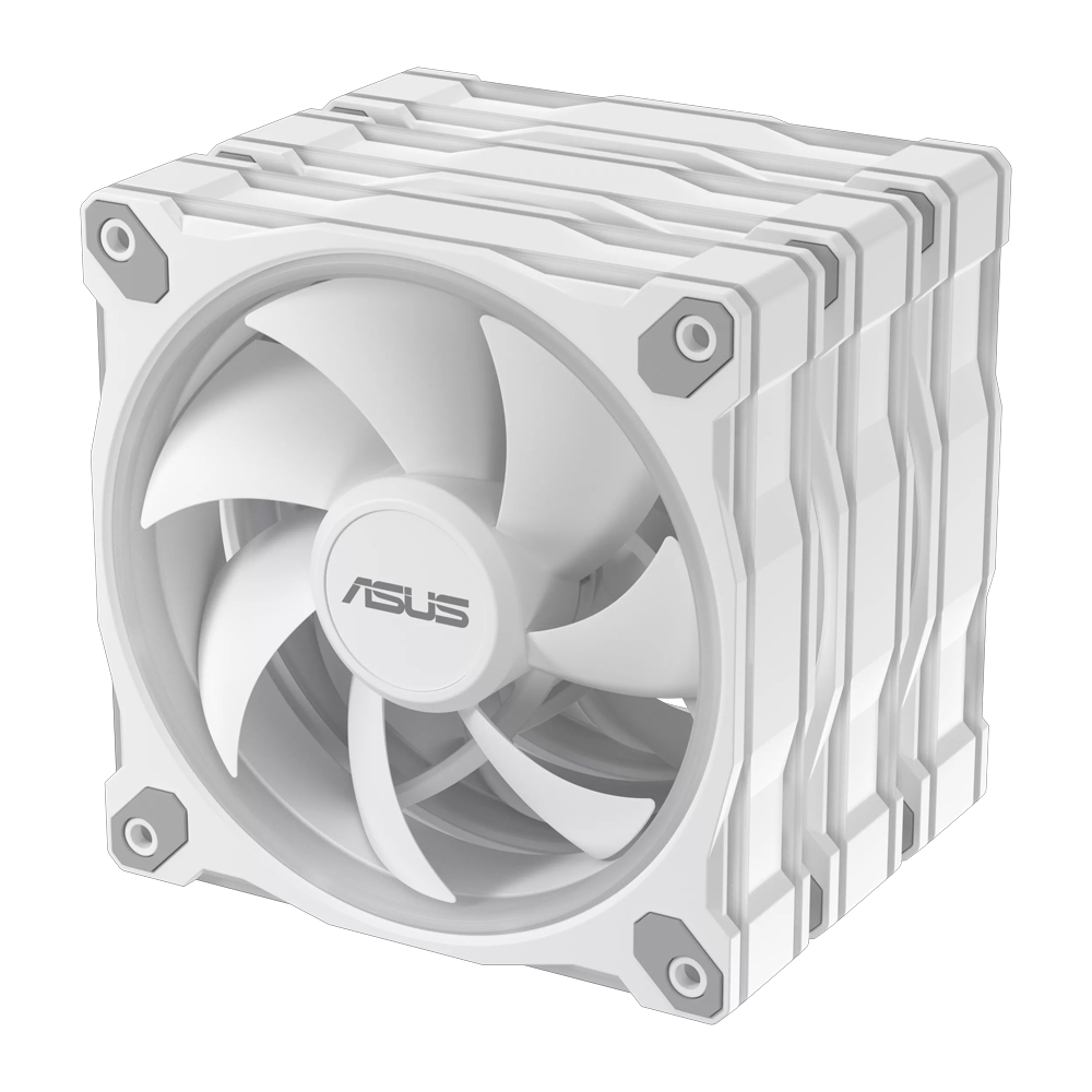 ASUS PRIME MR120 Reverse ARGB 120mm Üçlü Beyaz Kasa Fanı