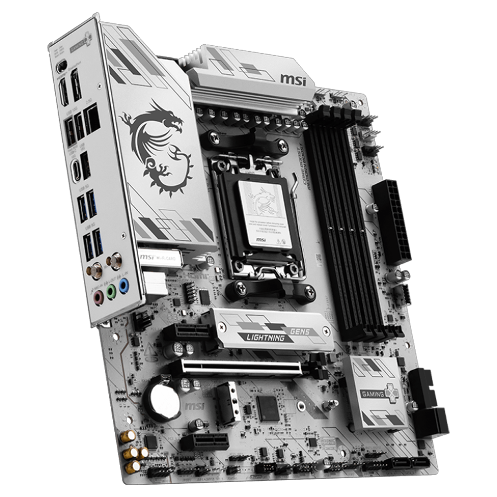 MSI B850M GAMING PLUS WIFI6E 8200MHz(OC) DDR5 Soket AM5 M.2 HDMI USB-C mATX Anakart