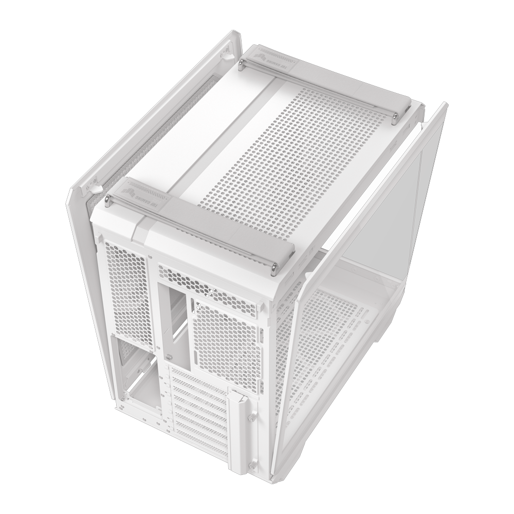 ASUS TUF GAMING GT502 Horizon Tempered Glass Beyaz USB 3.2 Mid Tower Kasa