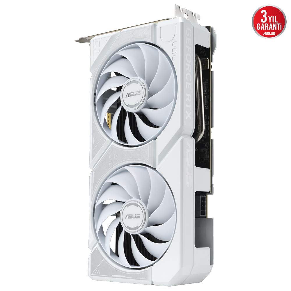 ASUS Dual GeForce RTX 5060 Ti WHITE OC Edition 16GB GDDR7 DLSS 4 128 Bit Ekran Kartı
