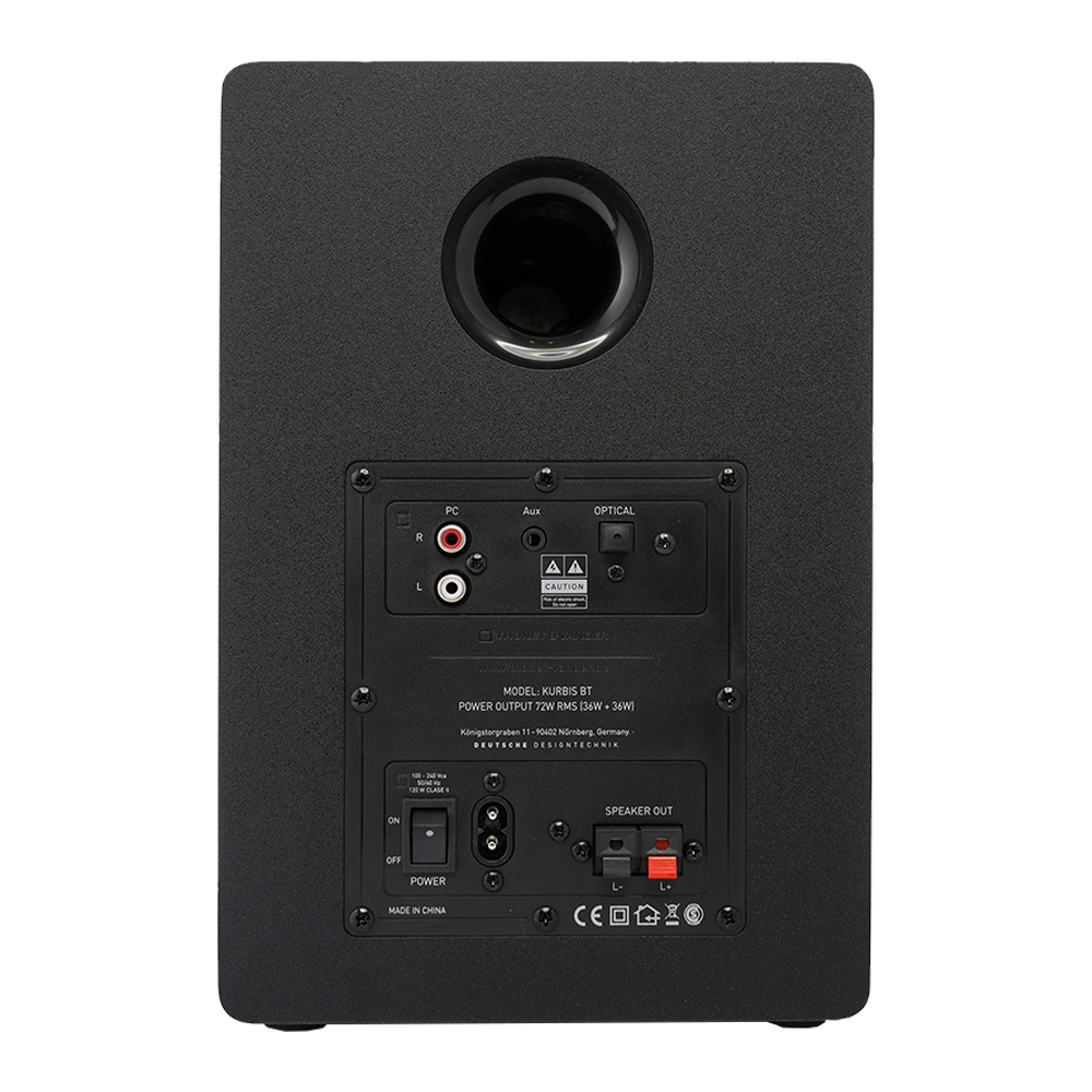 Thonet & Vander Kurbis Bluetooth 5.0 Uzaktan Kumandalı RCA 72W Ahşap Renk 2.0 RMS Hoparlör