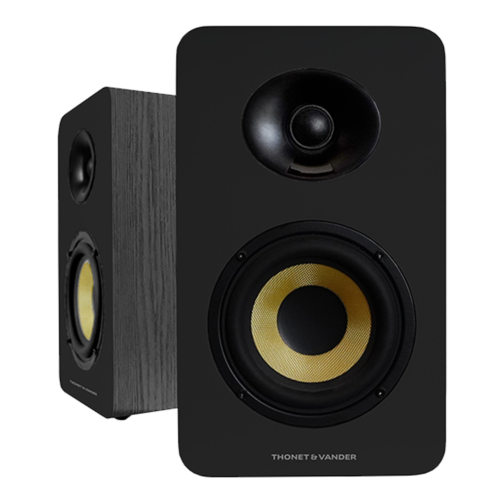 Thonet & Vander Vertrag Gen 2 Bluetooth 5.0 RCA 80W Siyah 2.0 RMS Hoparlör