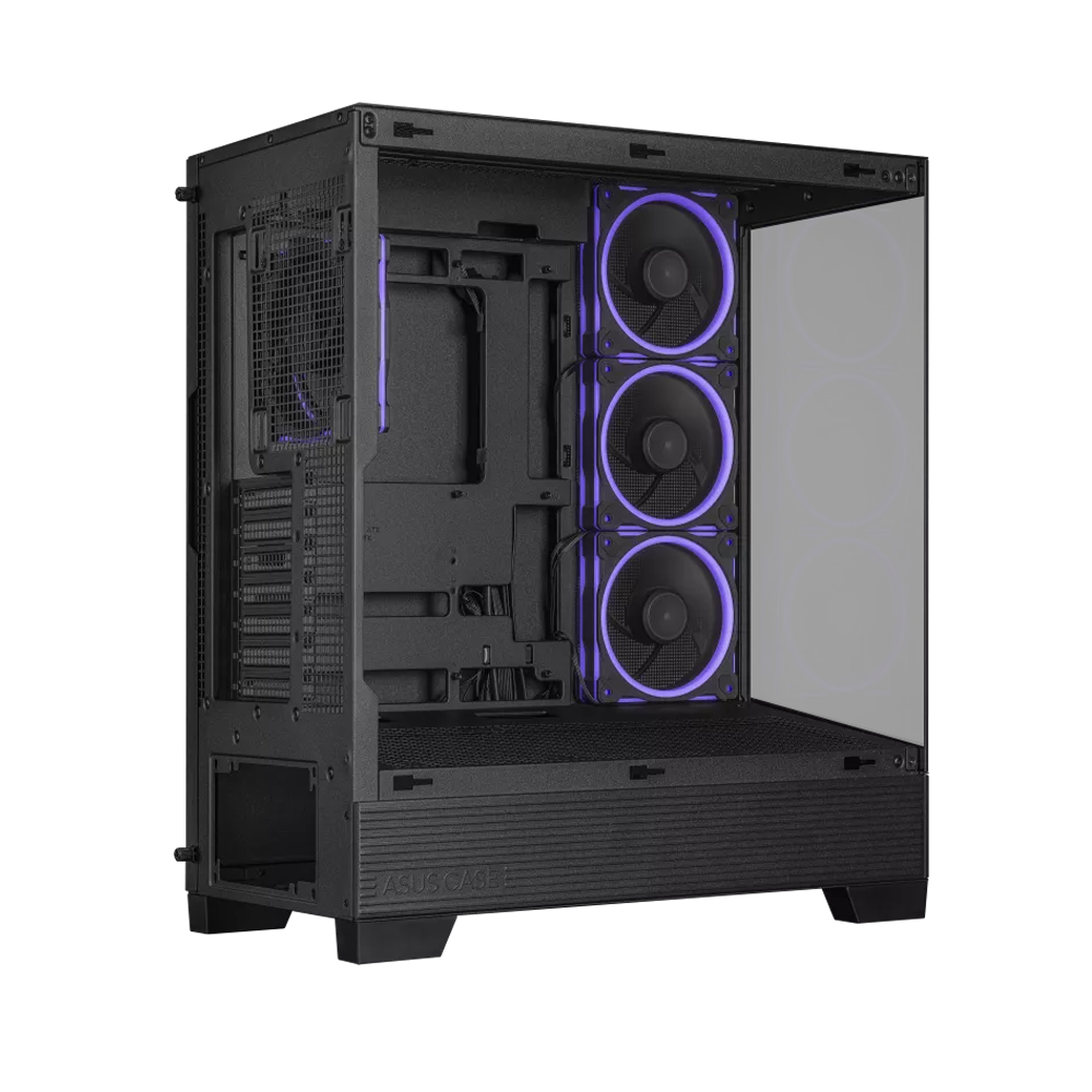 ASUS A31 PLUS Tempered Glass ARGB Siyah USB 3.2 ATX Mid Tower Kasa