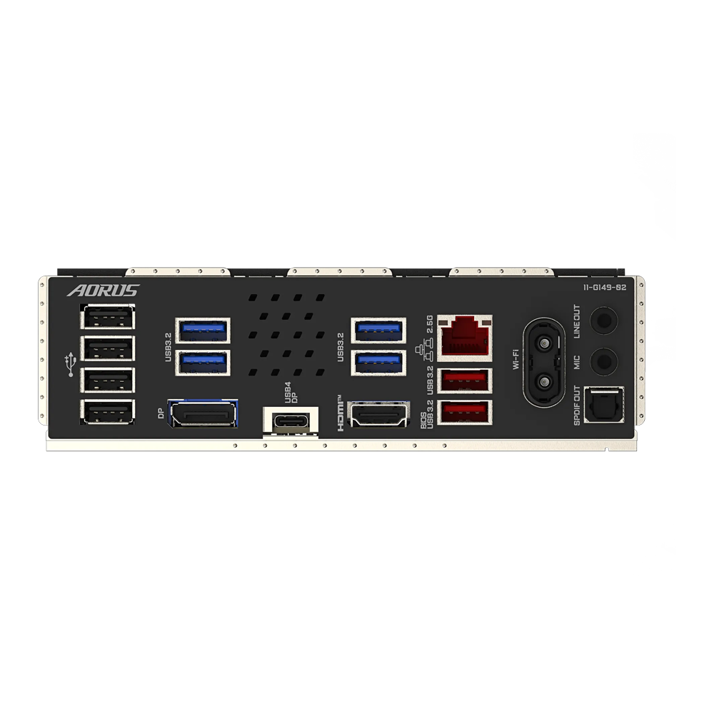 GIGABYTE B860M AORUS ELITE WIFI6E 9200MHz OC DDR5 Soket 1851 M.2 USB4 HDMI DP Micro-ATX Anakart