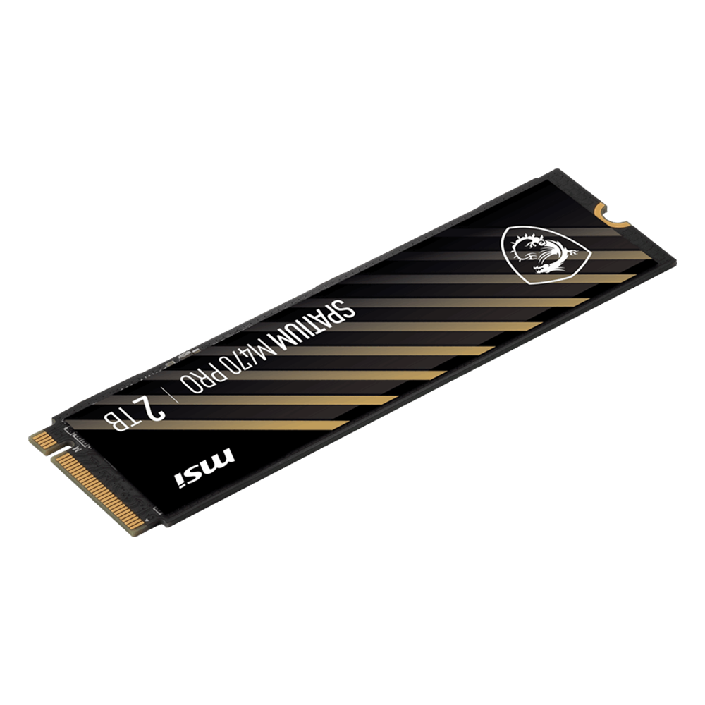 MSI 2TB SPATIUM M470 PRO Gen4 M.2 2280 SSD 6000MB Okuma / 5000MB Yazma