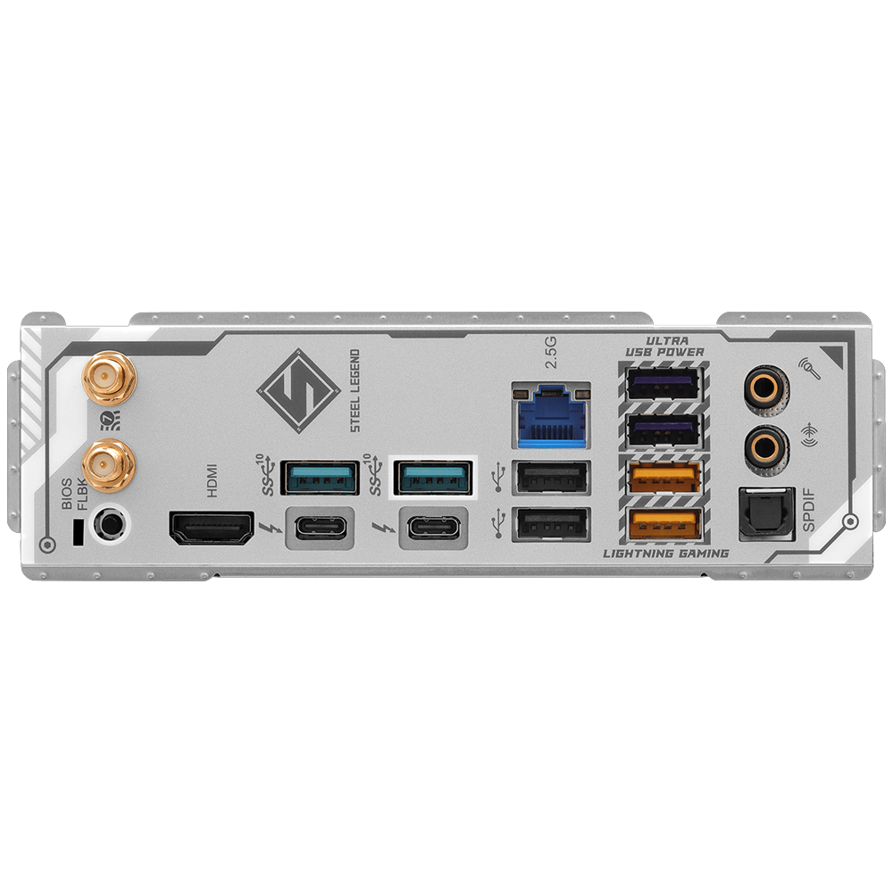 ASROCK Z890 STEEL LEGEND WIFI 9466MHz OC DDR5 Soket 1851 WIFI7 M.2 HDMI Thunderbolt 4 ATX Anakart