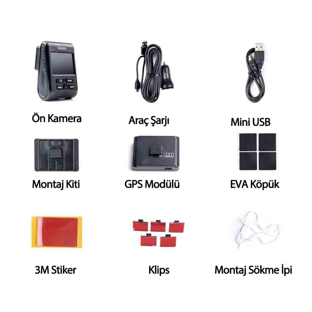 VIOFO A119 V3 Kameralı 2K QHD GPS'li Araç Kamerası