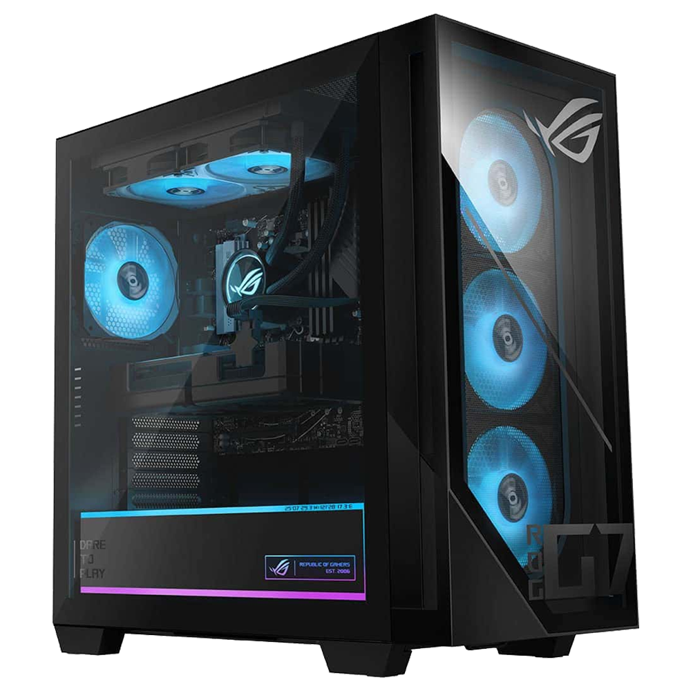 ASUS ROG GM700TZ R7 9700X 16GB DDR5 1TB SSD RX 9070 XT 16GB GDDR6 850W 80+ Gold PSU FreeDos Masaüstü Gaming Bilgisayar