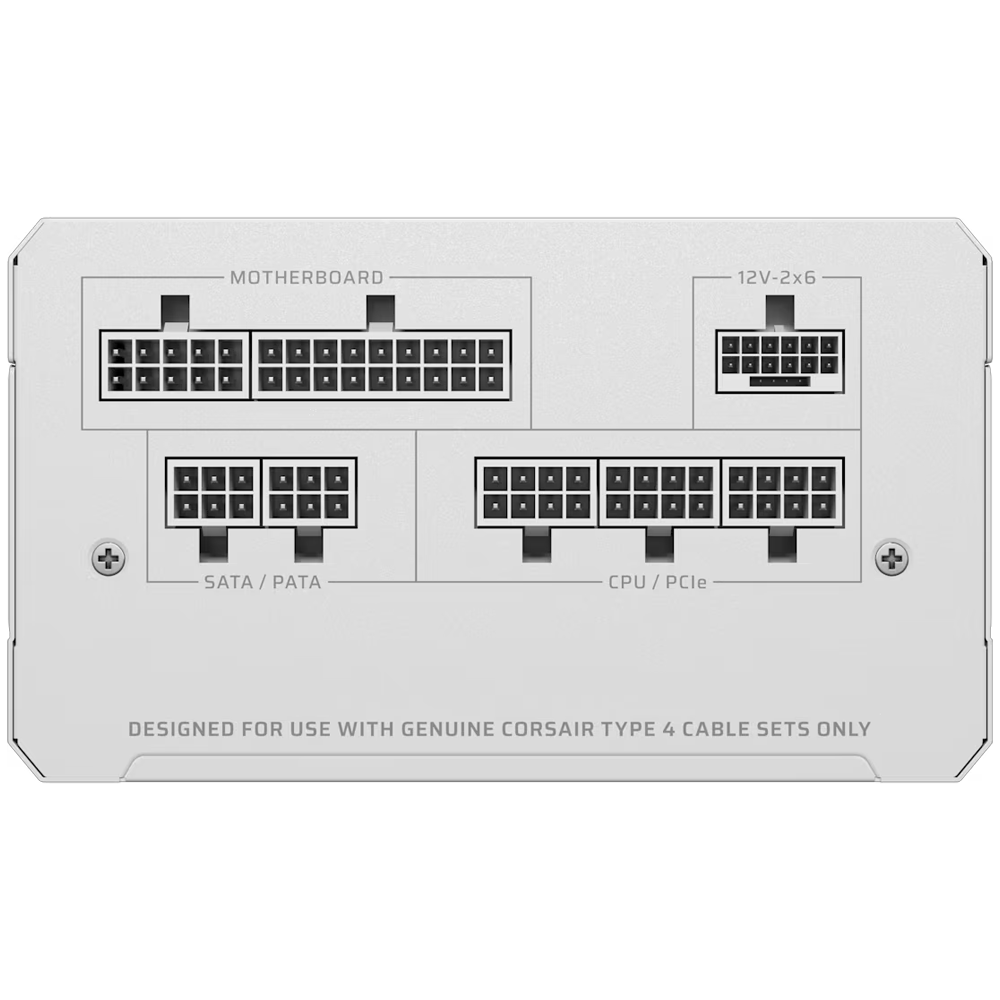 CORSAIR RM850e 850W 80+ Gold 140mm Gen 5.1 ATX 3.1 Full Modüler Fanlı Beyaz PSU