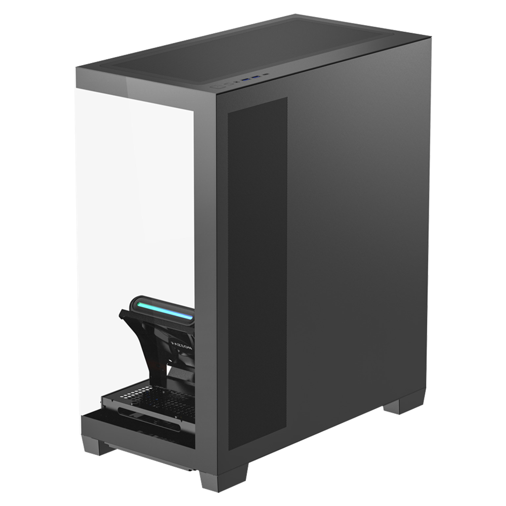 FAZEON F14 750W 80+ Bronze Tempered Glass Mesh 4x ARGB Fanlı Type-C Siyah ATX Bilgisayar Kasası