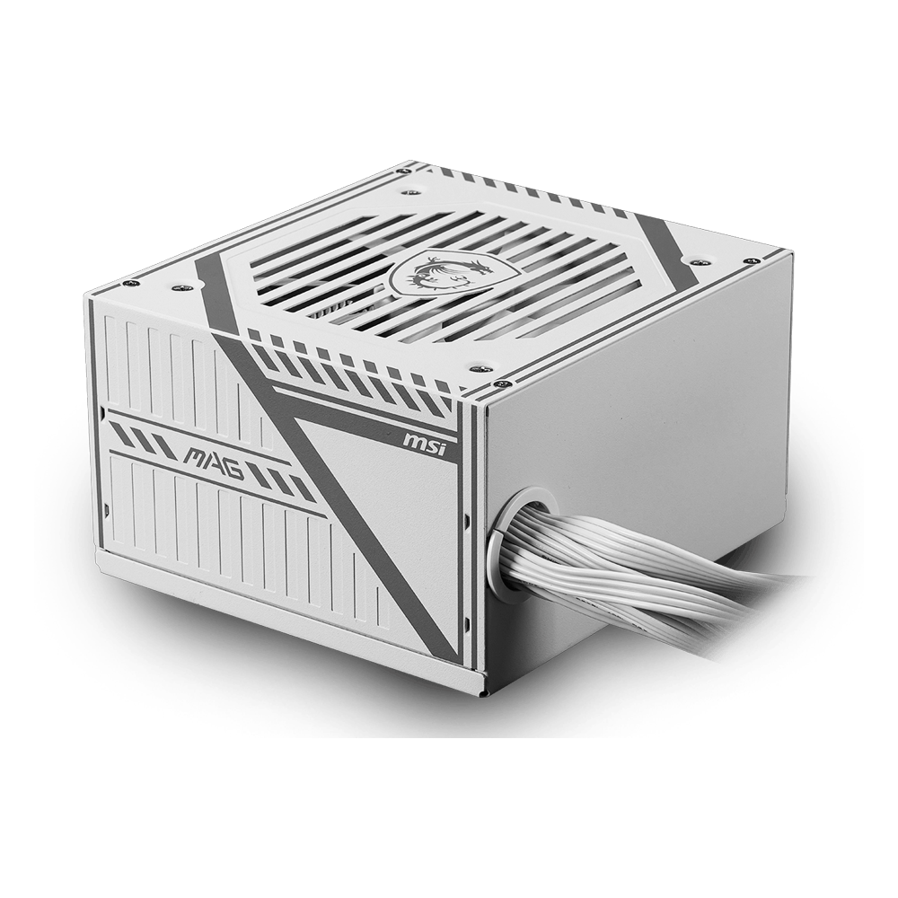 MSI MAG A650BNL WHITE 650W 80+ Bronze 120mm Fanlı Beyaz PSU