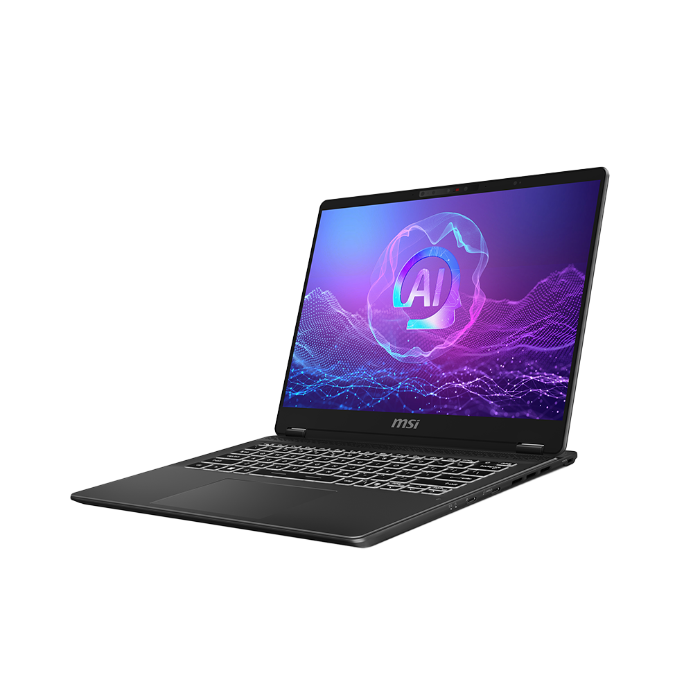MSI PRESTIGEPRO 14 AI C2HVEG-076TR Ultra 7 255H 32GB DDR5 RTX4050 GDDR6 6GB 1TB SSD 14" FHD+ 144Hz W11 Gri Notebook