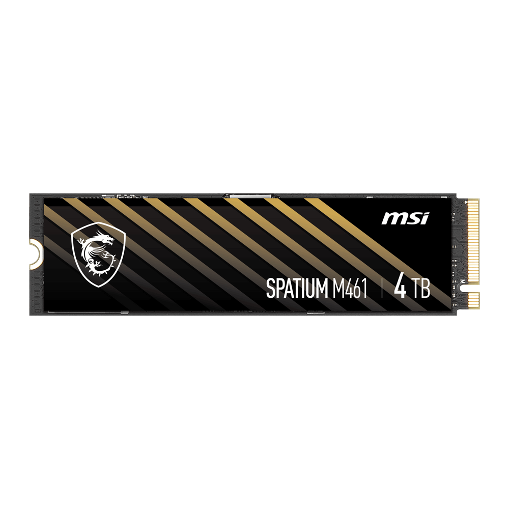 MSI 4TB SPATIUM M461 Gen4x4 M.2 2280 SSD 5000MB Okuma / 4200MB Yazma