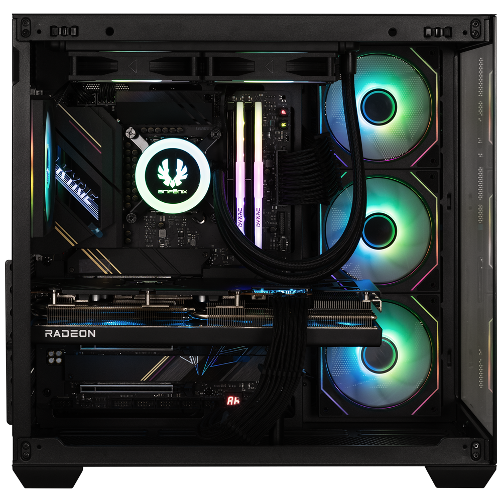 BitFenix AL118 850W 80+ Bronze Tempered Glass ARGB USB 3.0 ATX Mid Tower Siyah Kasa