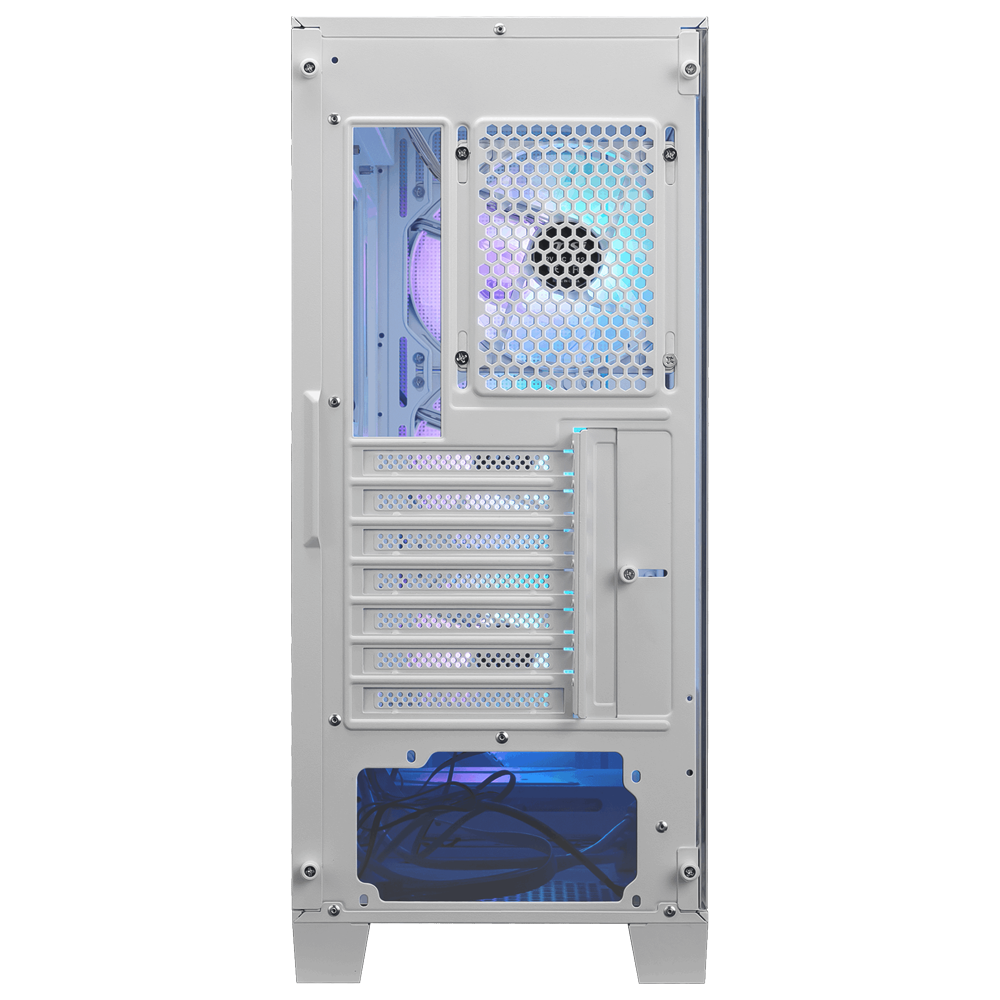 MSI MAG FORGE 320R AIRFLOW WHITE Tempered Glass ARGB Fan USB 3.2 ATX Bilgisayar Kasası