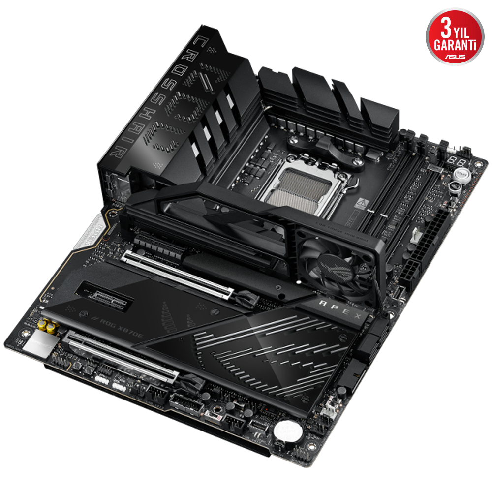 ASUS ROG CROSSHAIR X870E APEX 9600MHz OC DDR5 Soket AM5 M.2 ATX Anakart