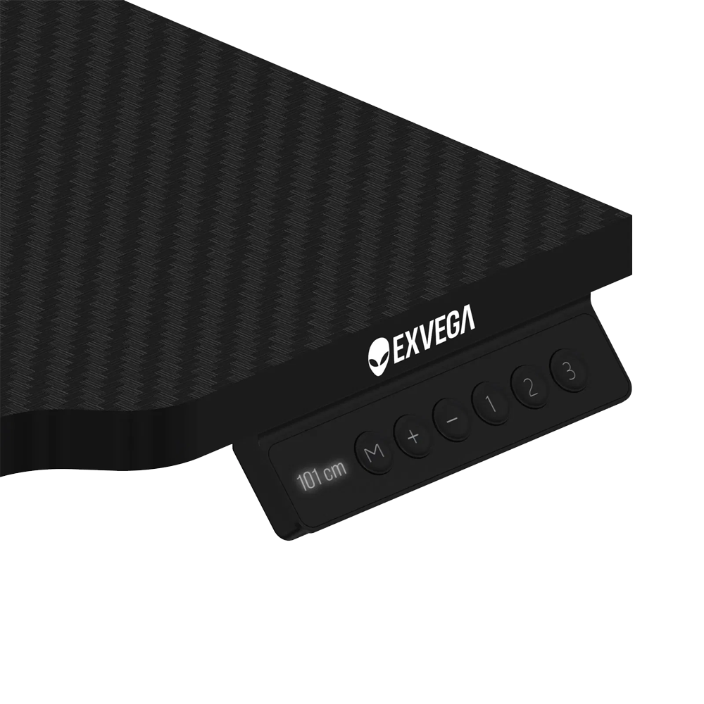 EXVEGA Nexus RGB Yükseklik Ayarlı Metal Oyuncu ve Çalışma Masası