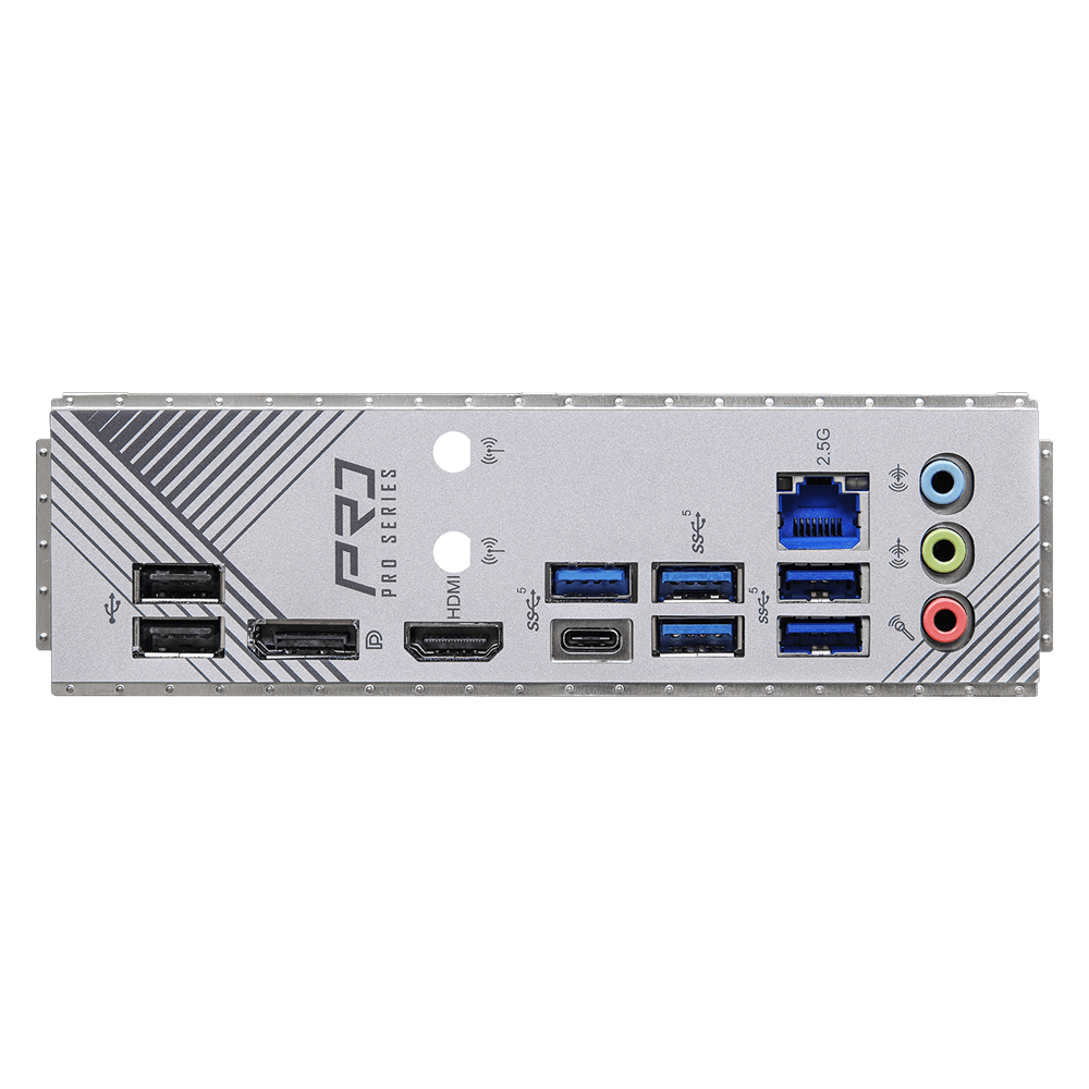 ASROCK B760 PRO RS D4 5333MHz(OC) DDR4 Soket 1700 M.2 HDMI DP ATX Anakart