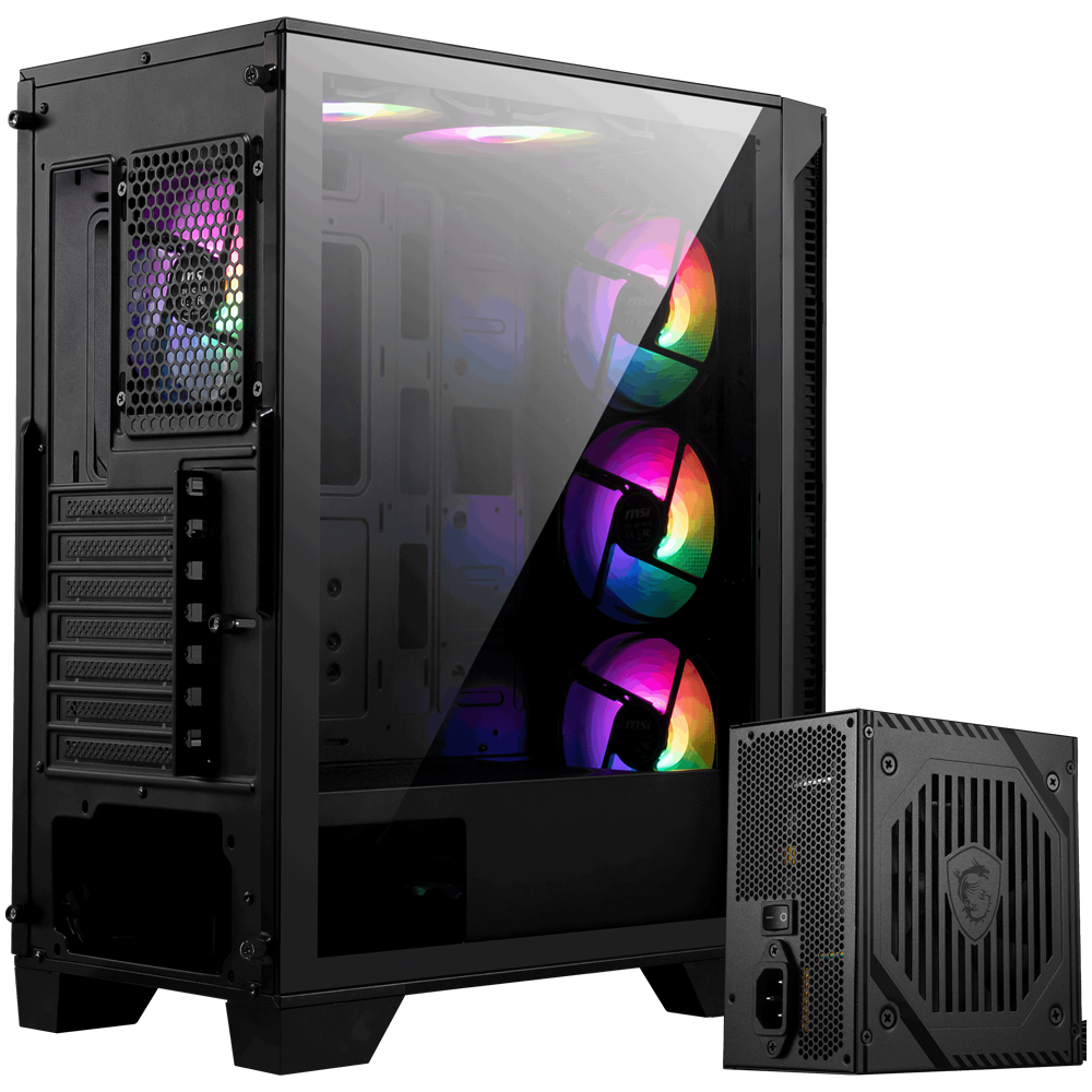 MSI MAG FORGE 120A B65 650W 80+ Tempered Glass RGB Fan USB 3.2 ATX Bilgisayar Kasası