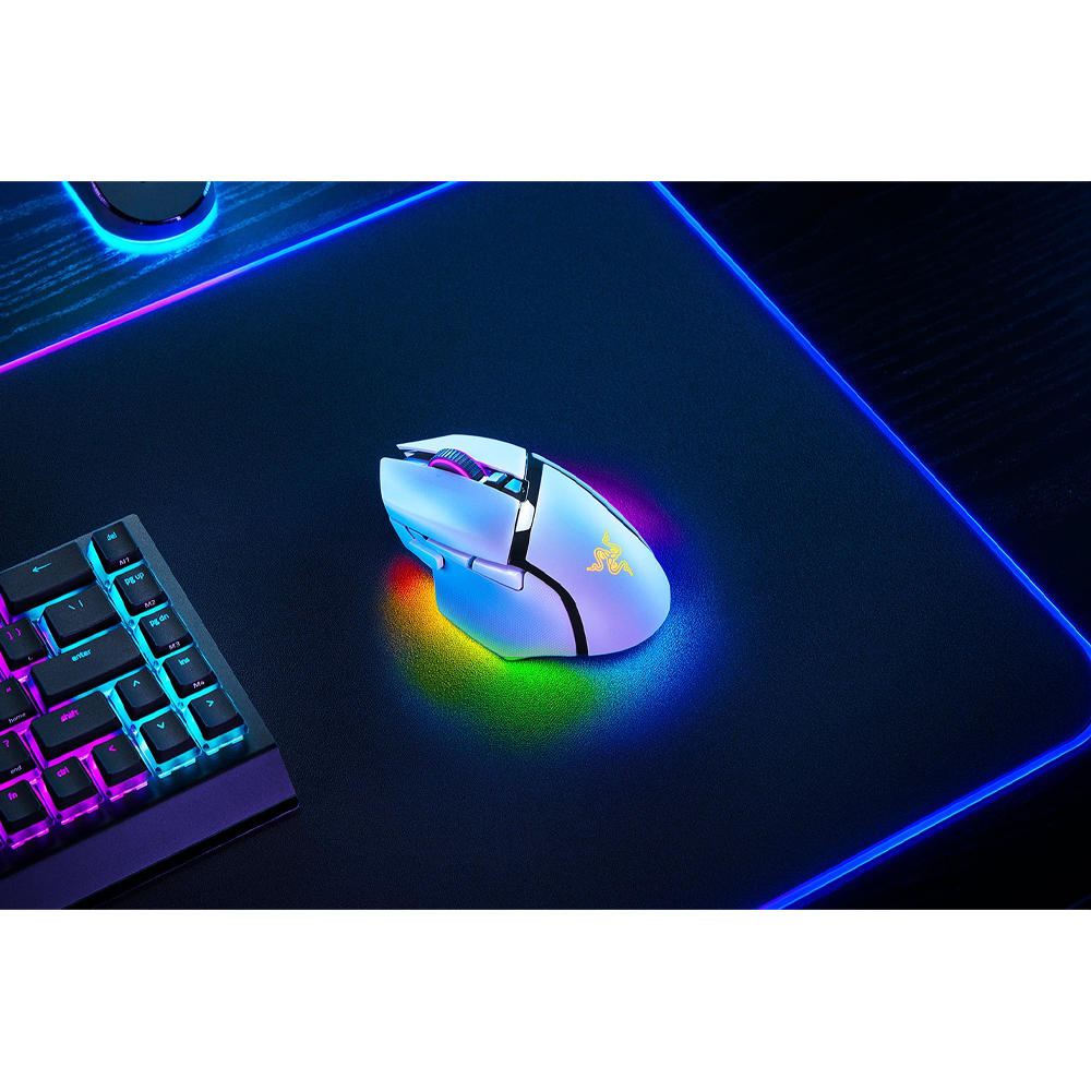 Razer Basilisk V3 Pro 35K RGB Beyaz Kablosuz Gaming Mouse