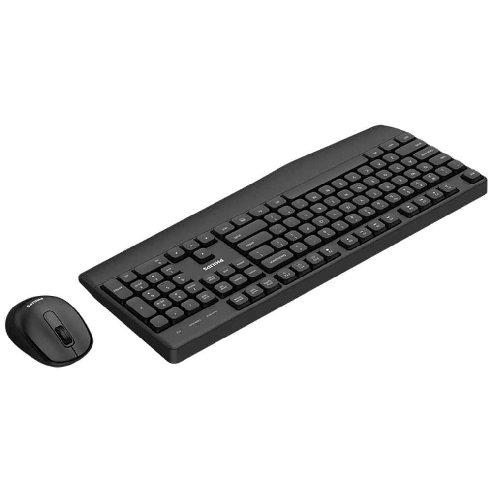 Philips SPT6348B Kablosuz Türkçe Q Siyah Klavye Mouse Set