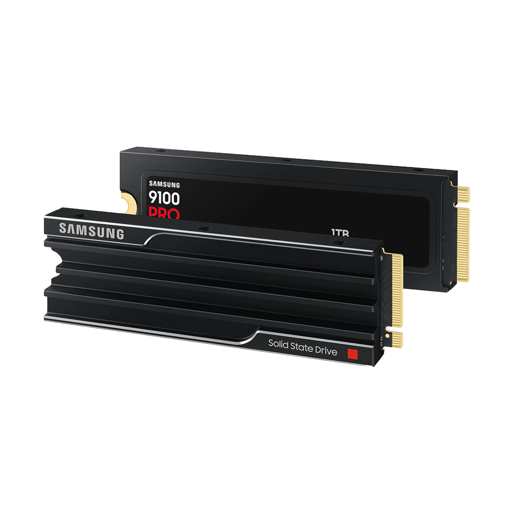 SAMSUNG 1TB 9100 PRO Gen5 Heatsink NVMe M.2 SSD 14.700MB Okuma / 13.300MB Yazma