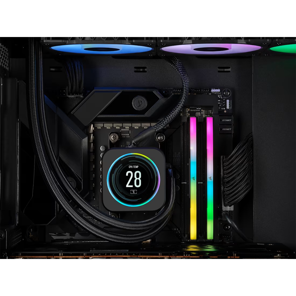 CORSAIR 96GB (2x48GB) Vengeance RGB 6000MHz CL36 DDR5 EXPO/XMP Dual Kit Ram