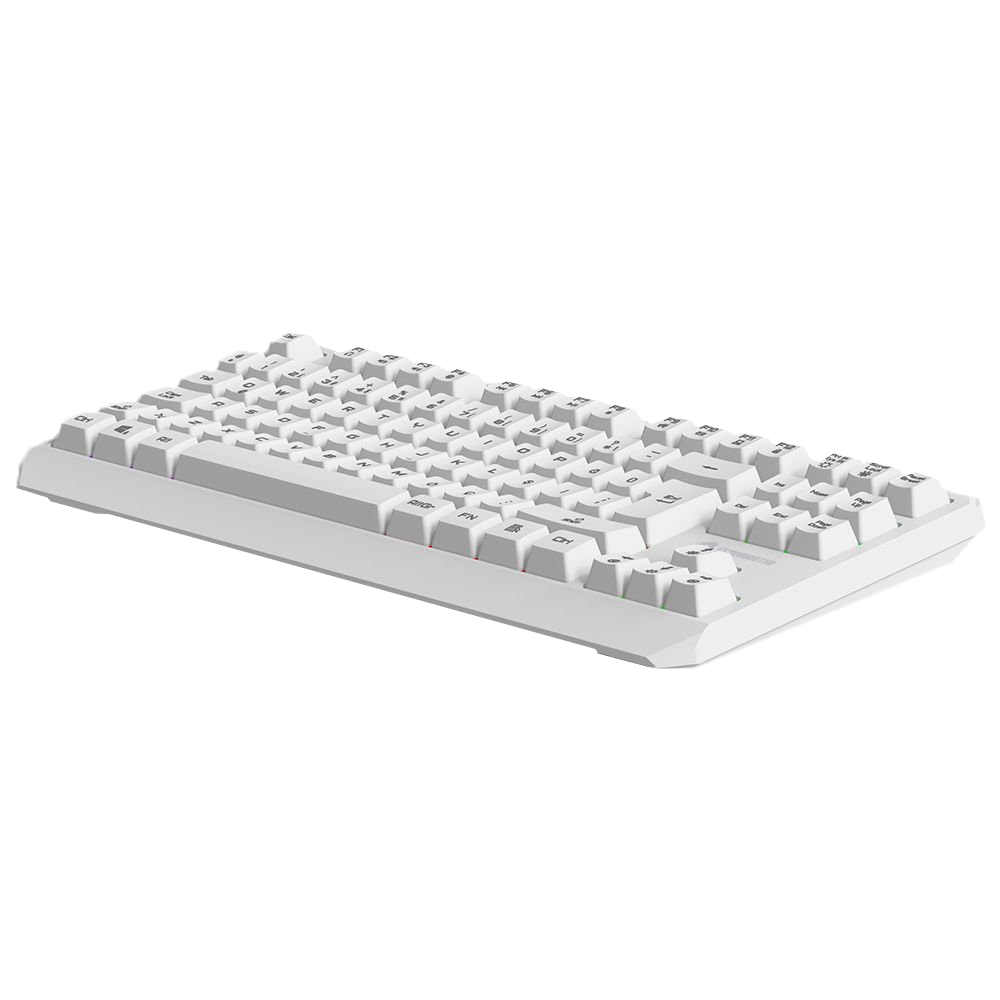 GameBooster G75 Elya Rainbow Aydınlatmalı Beyaz TKL Membrane Gaming Klavye
