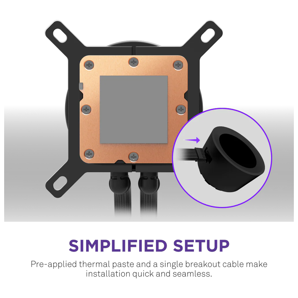 NZXT Kraken Plus 240 RGB 240mm Siyah İşlemci Sıvı Soğutucu