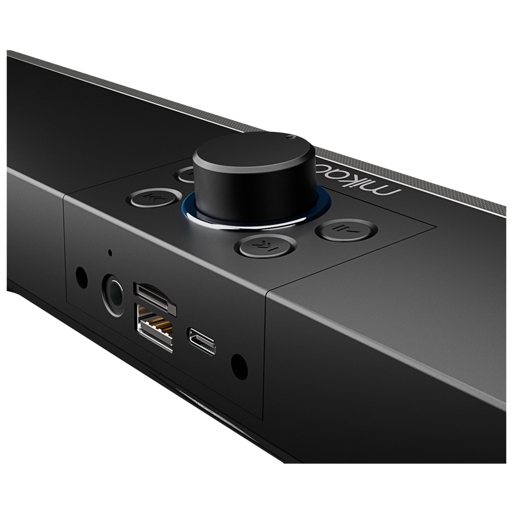 Mikado MD-SBT31 5*2W Siyah 1200mAh TF/BT/USB/Type-C RGB Soundbar Speaker