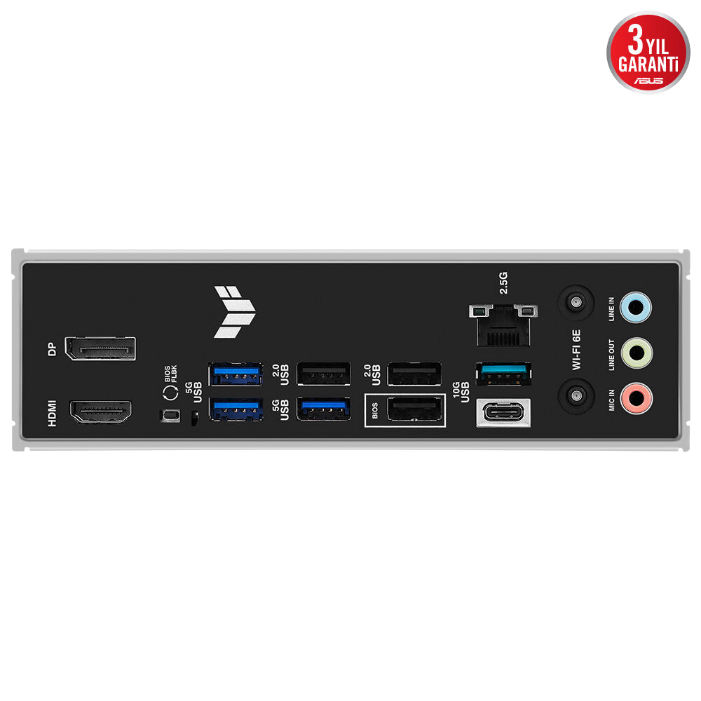 ASUS TUF GAMING B650E-E WIFI 8000MHz DDR5 Soket AM5 M.2 HDMI DP ATX Anakart