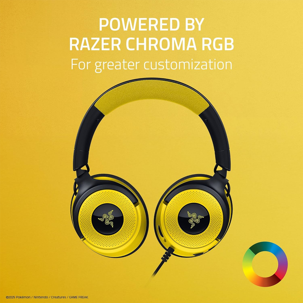 Razer Kraken V4 X Pokemon Edition Kablolu Gaming Kulaklık