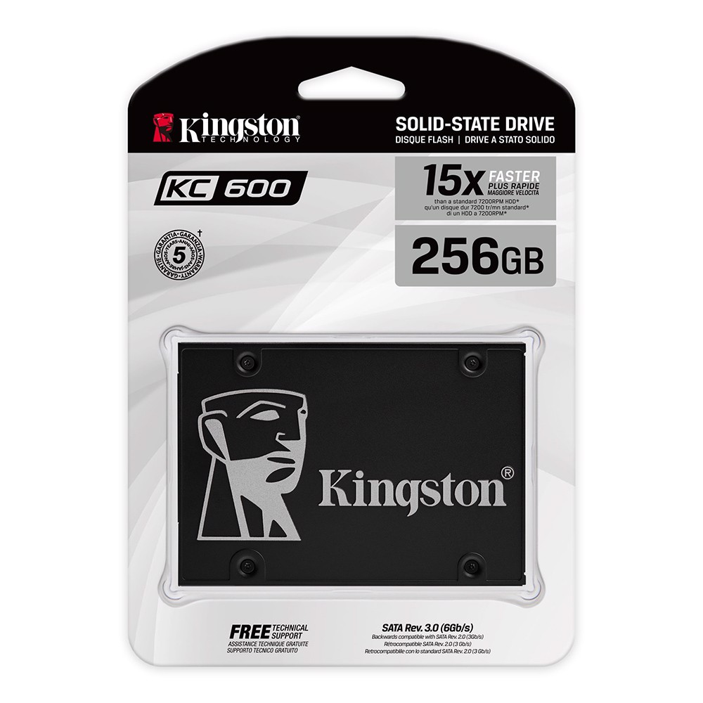 KINGSTON 256GB KC600 SATA 3.0 2.5  SSD (550MB Okuma / 500MB Yazma)