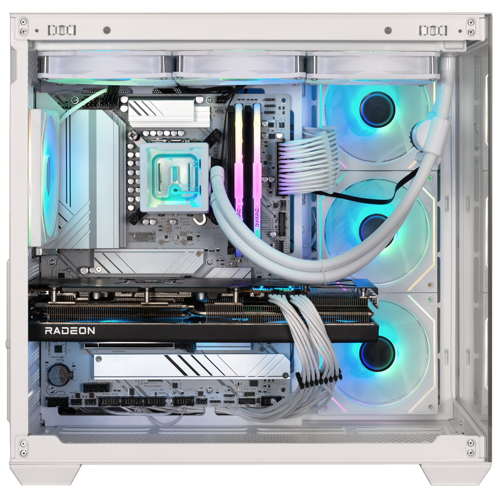 BitFenix AL118 850W 80+ Bronze Tempered Glass ARGB USB 3.0 ATX Mid Tower Beyaz Kasa