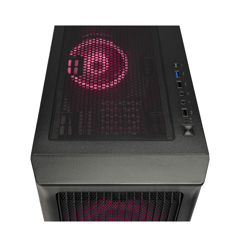 Rampage PROLIX 650W 80+ ARGB Fan Manyetik Temperli Camlı Mesh ATX Mid Tower Siyah Gaming Kasa