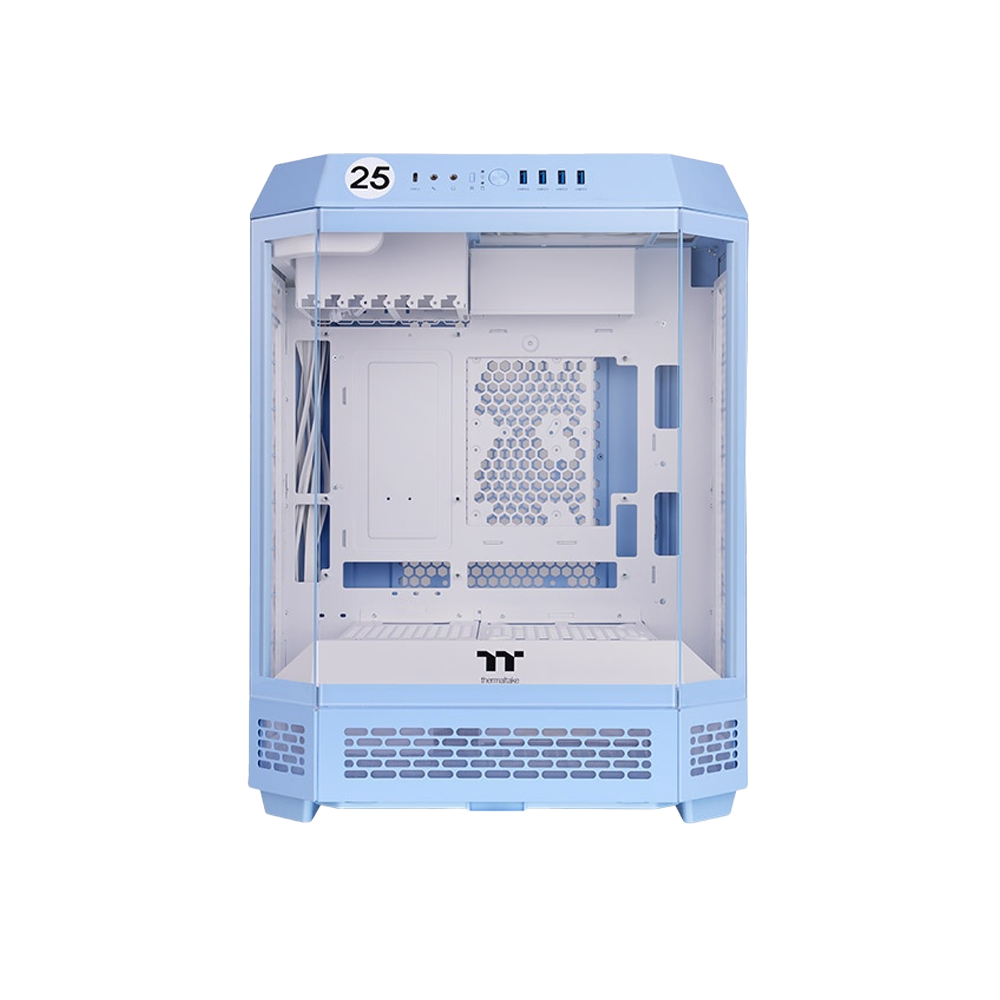 Thermaltake Tower 600 Hydrangea USB 3.2 Tempered Glass ATX Mid Tower Mavi Gaming Kasa