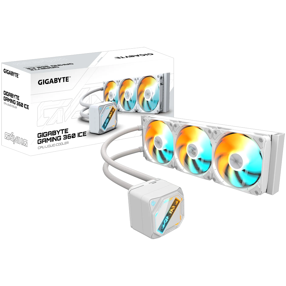 GIGABYTE GAMING 360 ICE ARGB 360mm Beyaz İşlemci Sıvı Soğutucu