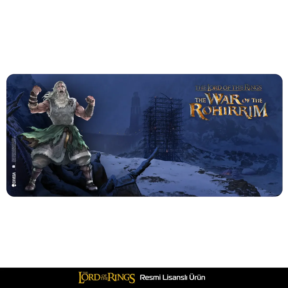 EXVEGA Lord Of The Rings War Of The Rohirrim Helm Hammerhand XXL Mousepad 90×40