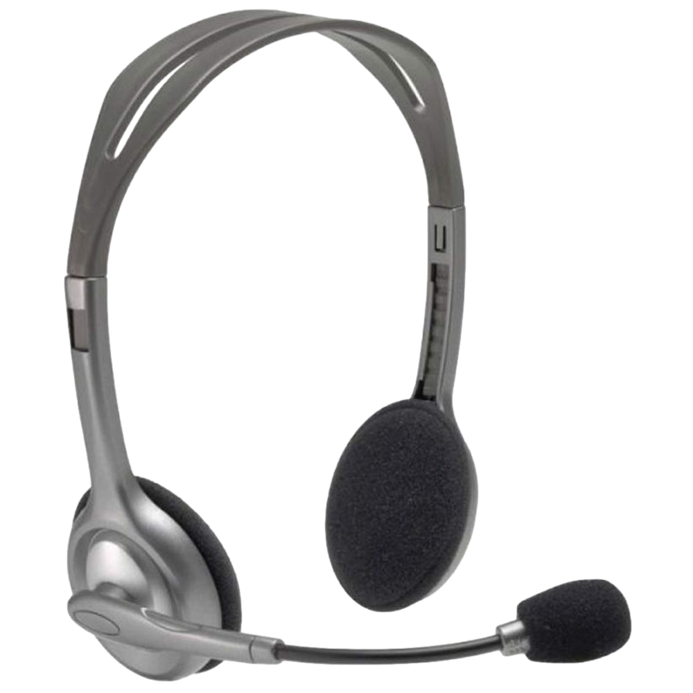 Logitech H110 Stereo Gri Kulaklık