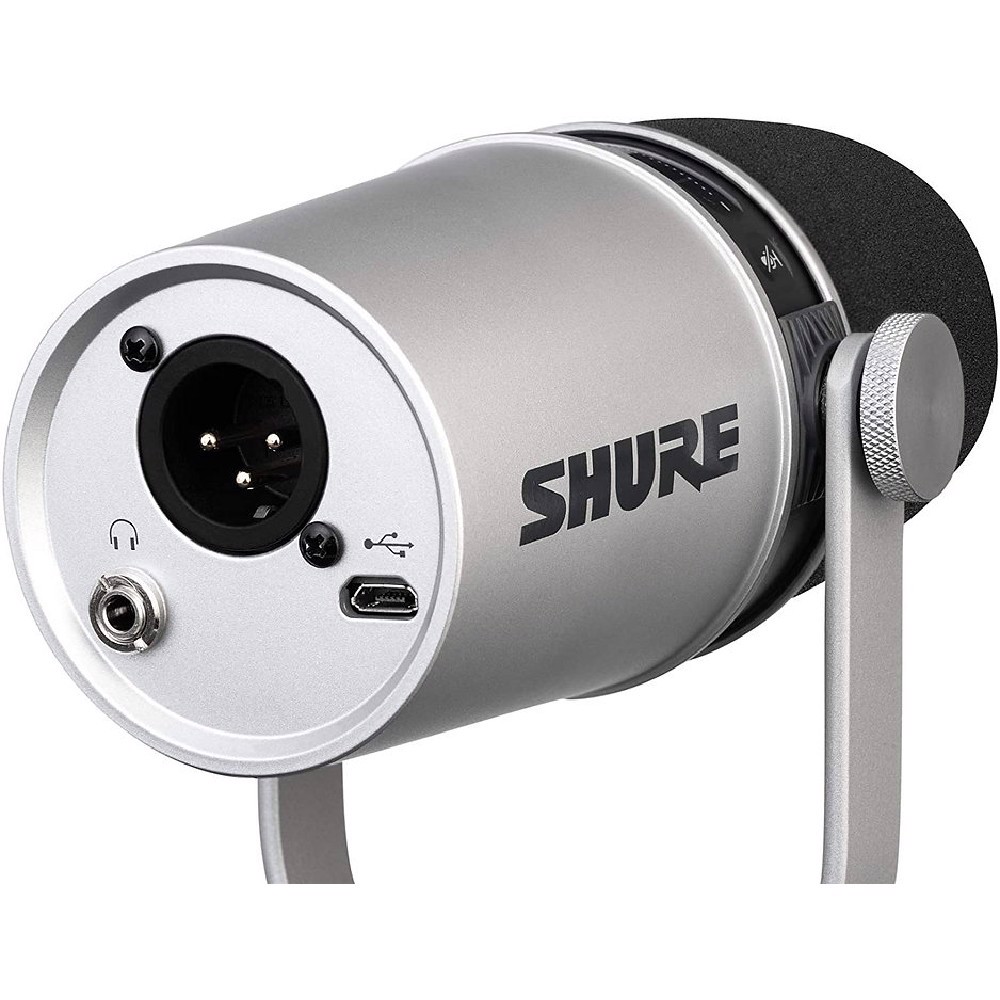 Shure MV7 Premium Silver Podcast / Stream / Gaming Mikrofon