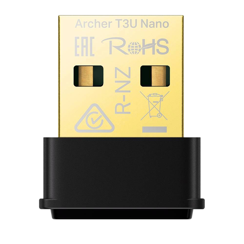 TP-LINK ARCHER T3U NANO AC1300 Nano Kablosuz MU-MIMO USB Adaptör