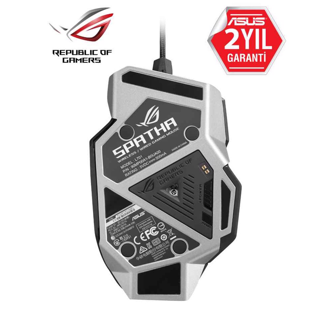 ASUS ROG Spatha Kablosuz Gaming Mouse